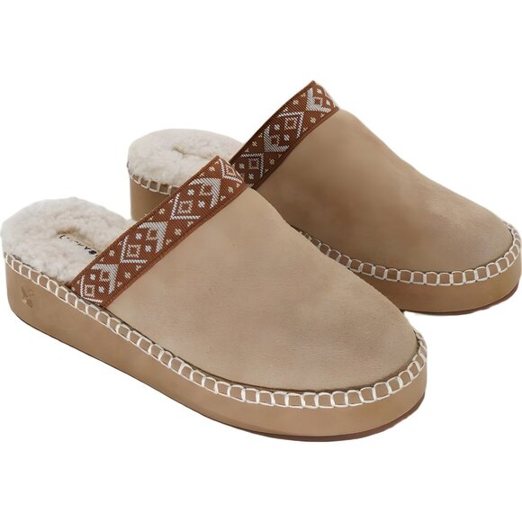 Lucky Brand Distressed Suede Womens Mule Shoes Size 7.5 Excellent - Picture 4 of 6